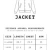 Jacket size chart