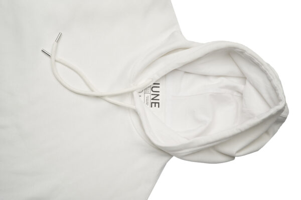 Classic White Popover Hoodie - Image 3